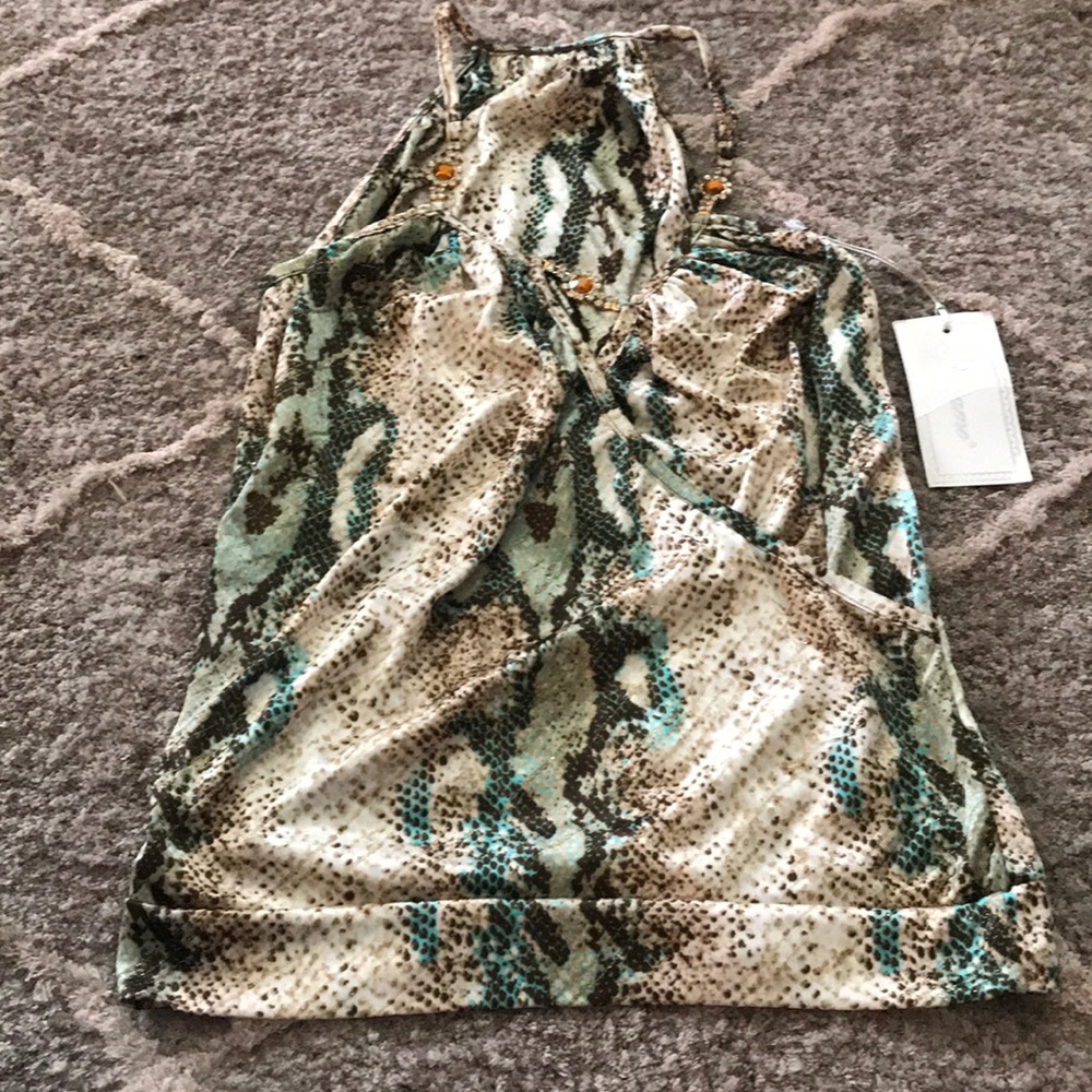 NET animal print shirt